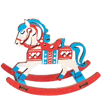 Вложение Игрушка-декорация Лошадка-качалка